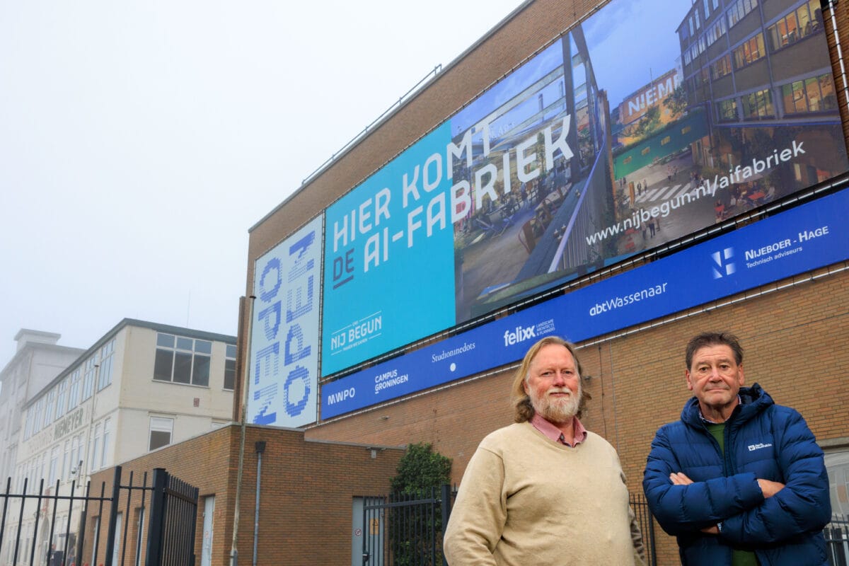 Twee geinterviewden voor de AI-fabriek locatie Niemeyer in Groningen